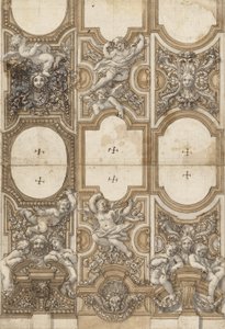 Proyecto para decoraciones esculpidas del techo de Unbekannt Unbekannt